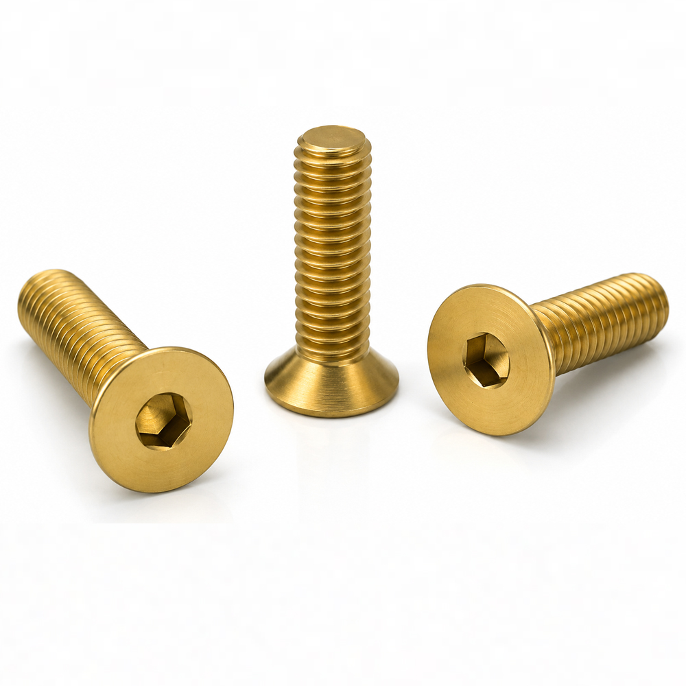 Custom brass countersunk bolt manufacturer