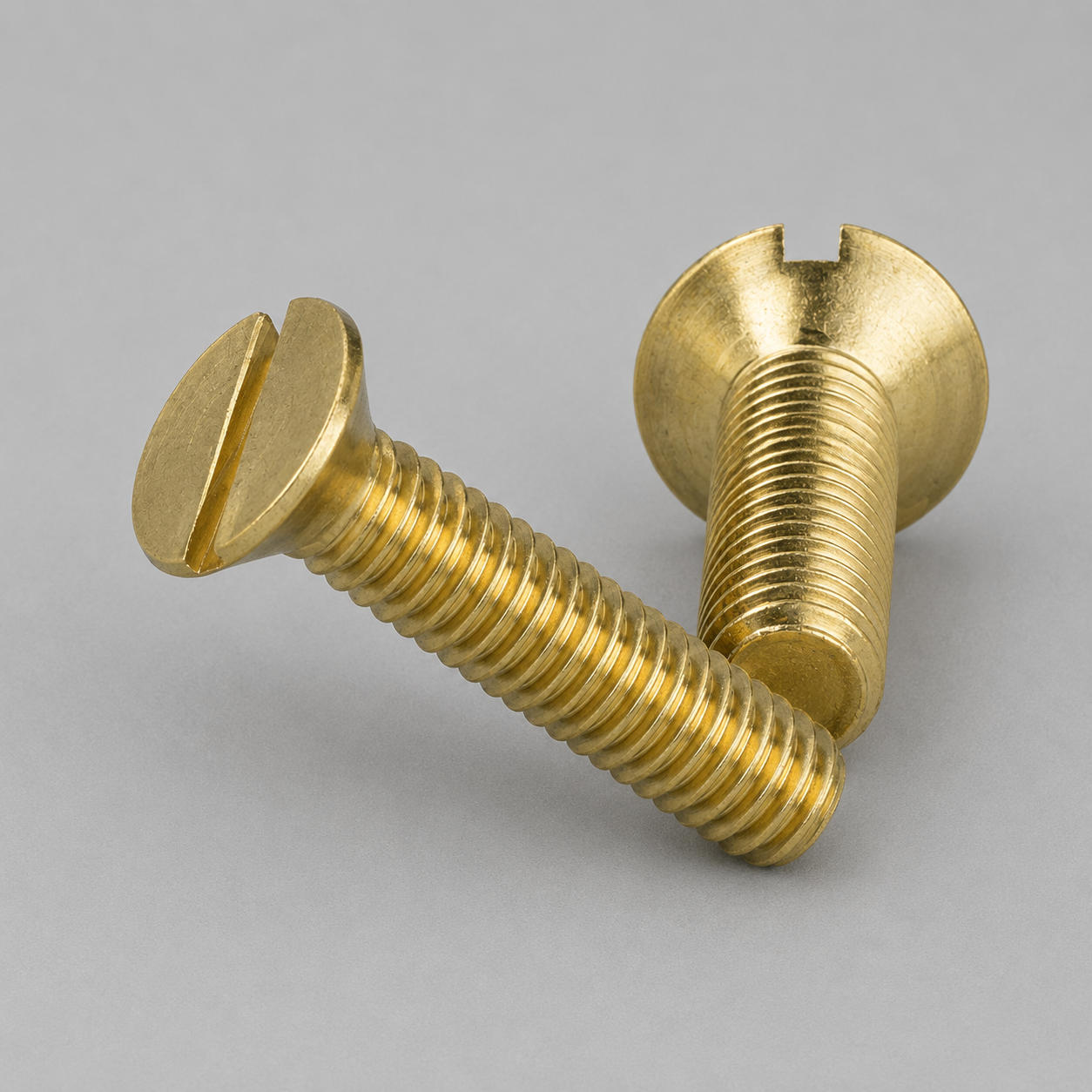 Custom Brass Flat Head Screw Supplier