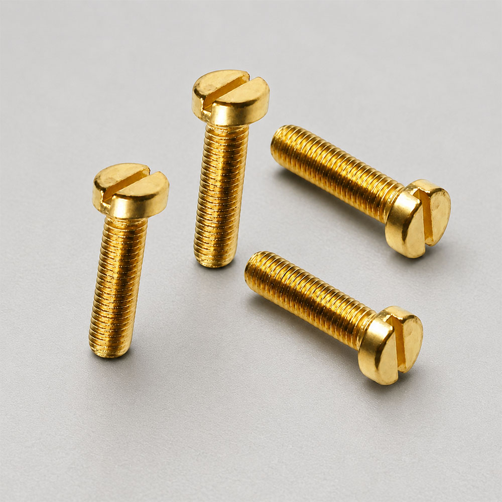OEM Brass Slotted Head Screw Manufacturer