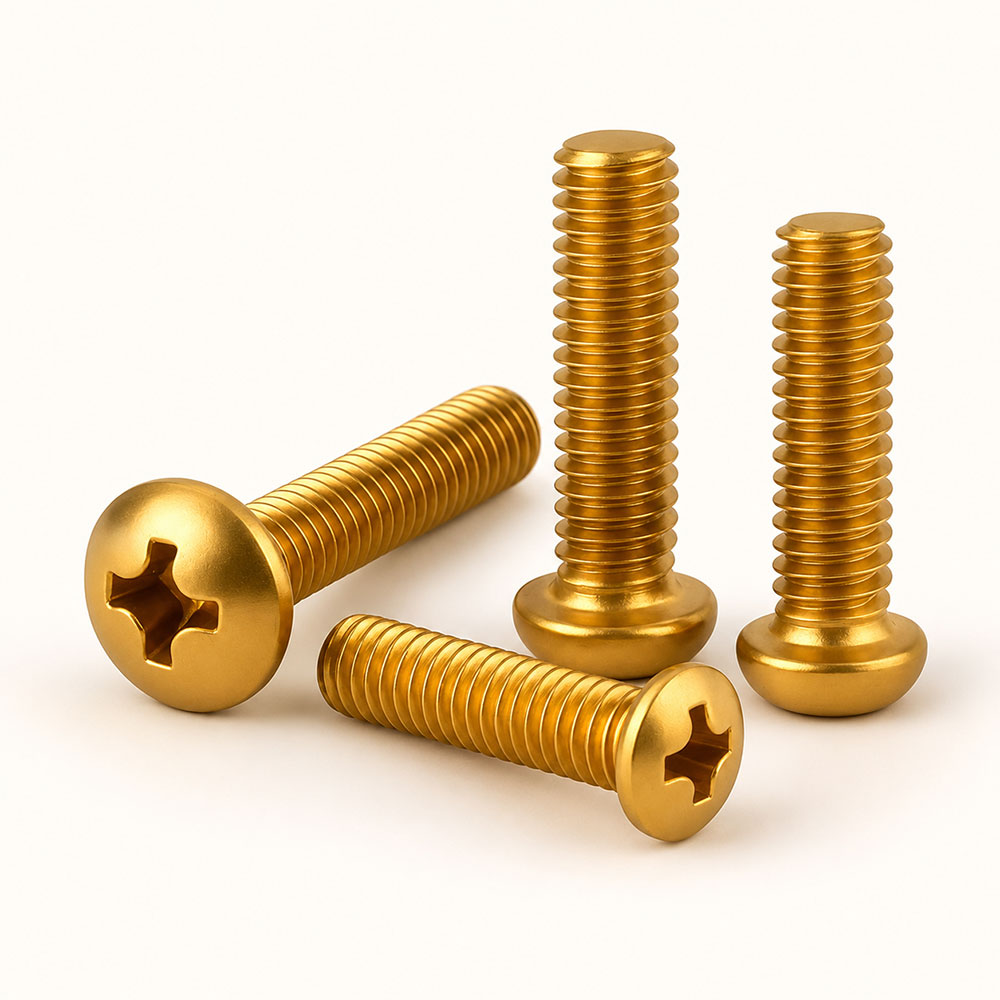 Brass Cross Recessed Oval Head Machine Screw Supplier