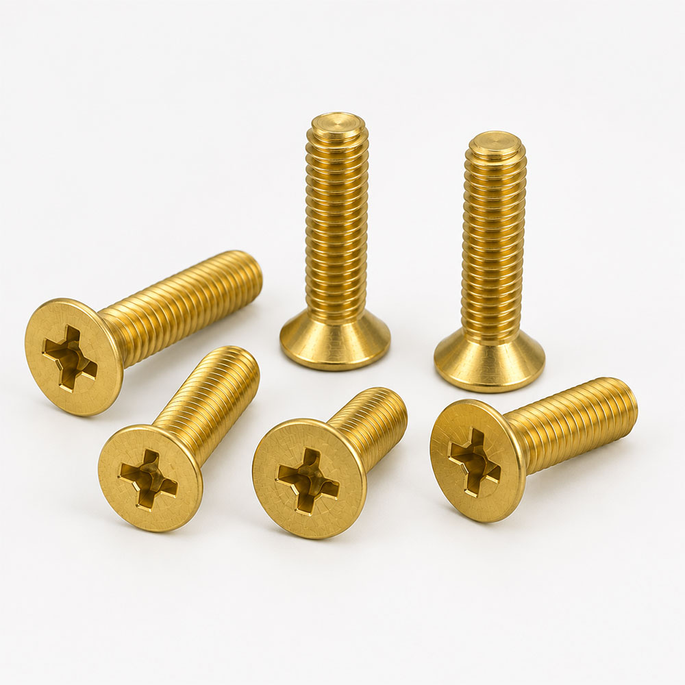Brass Flat Head Machine Screw Bulk Supplier Worldwide