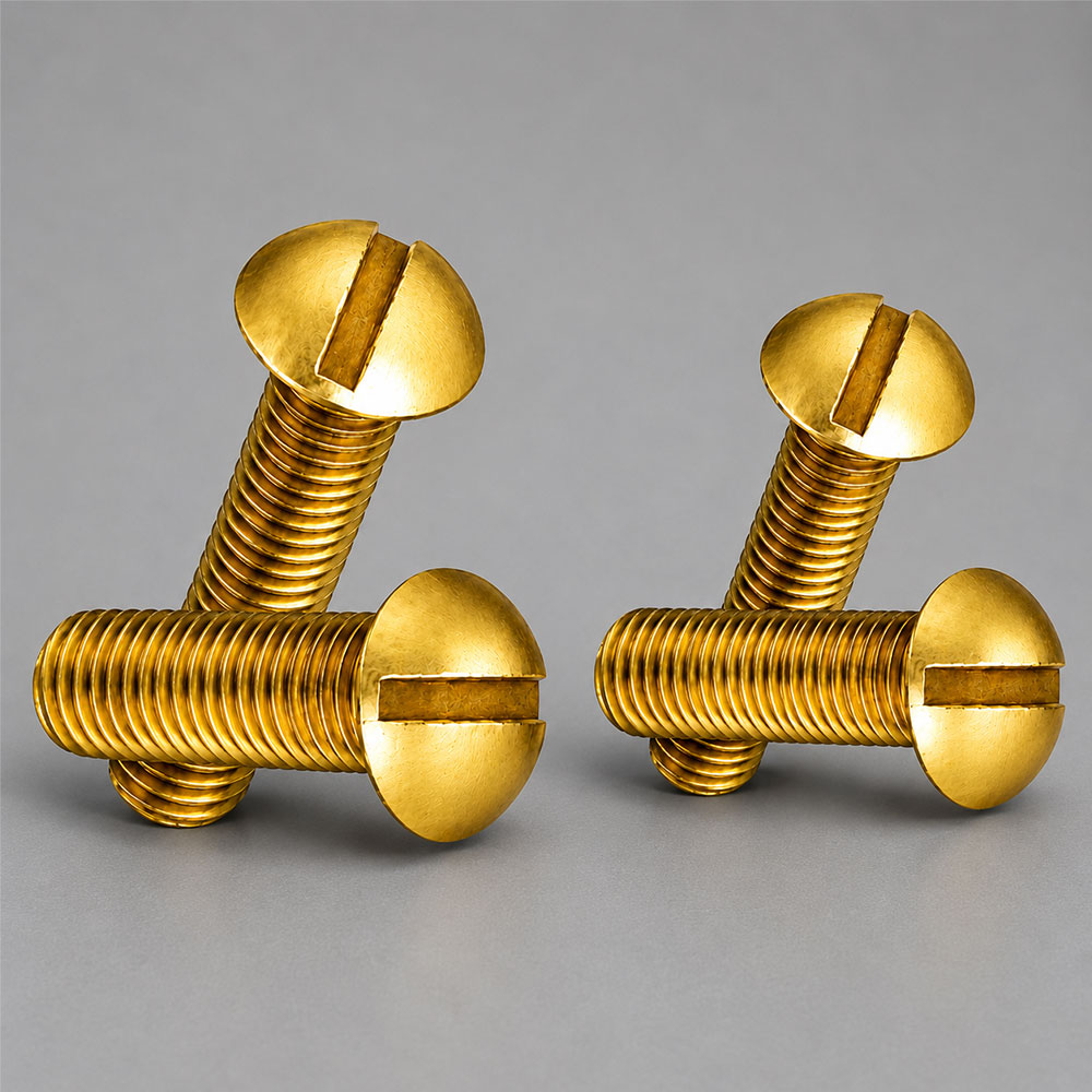 Precision Brass Slotted Hex Nuts for Industrial Applications