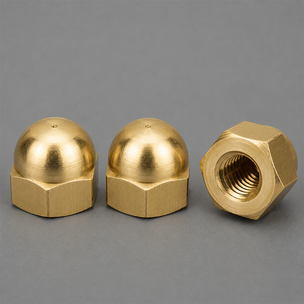 Brass Cap Nuts Manufacturer in India