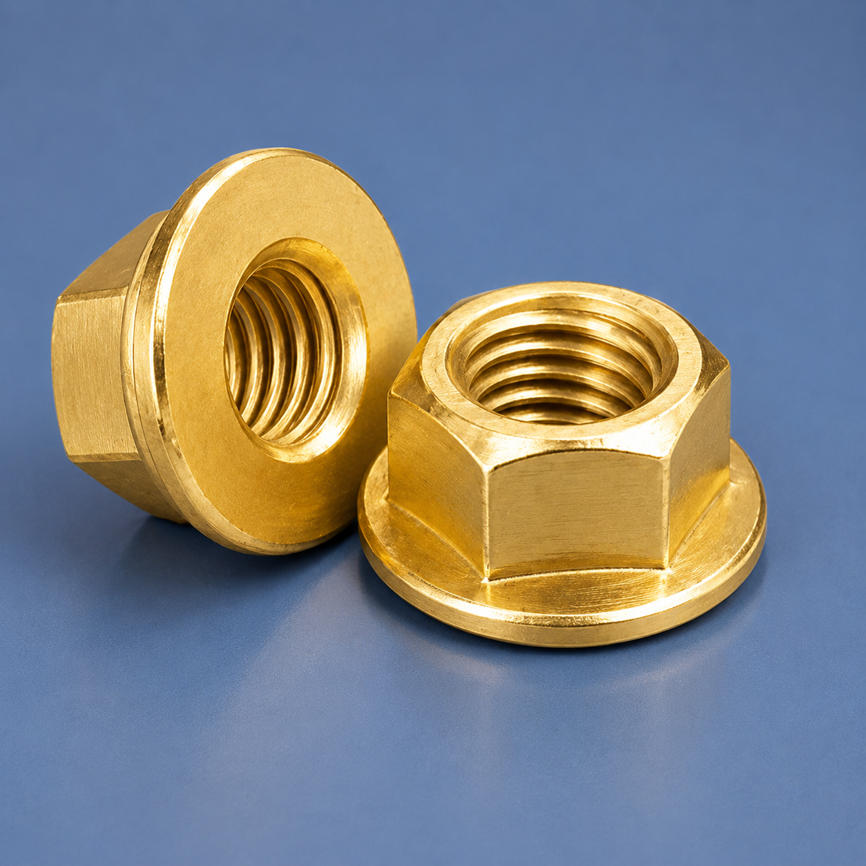 Corrosion Resistant Brass Flange Nuts