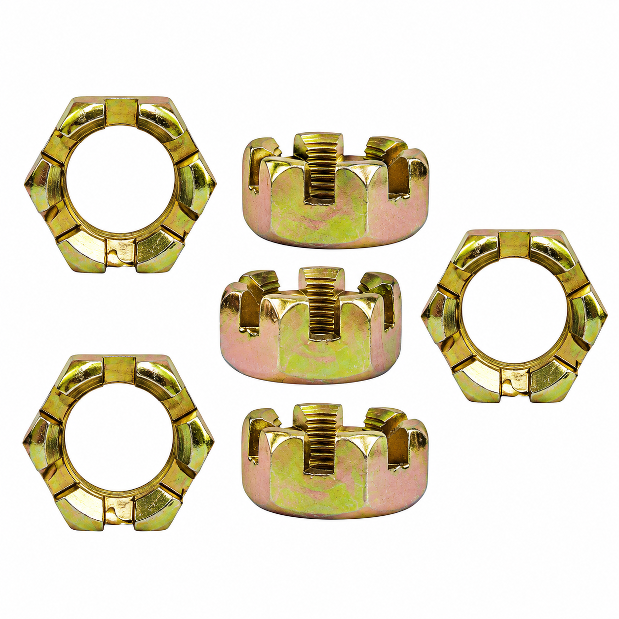 Brass Slotted Hex Nuts Manufacturer in India