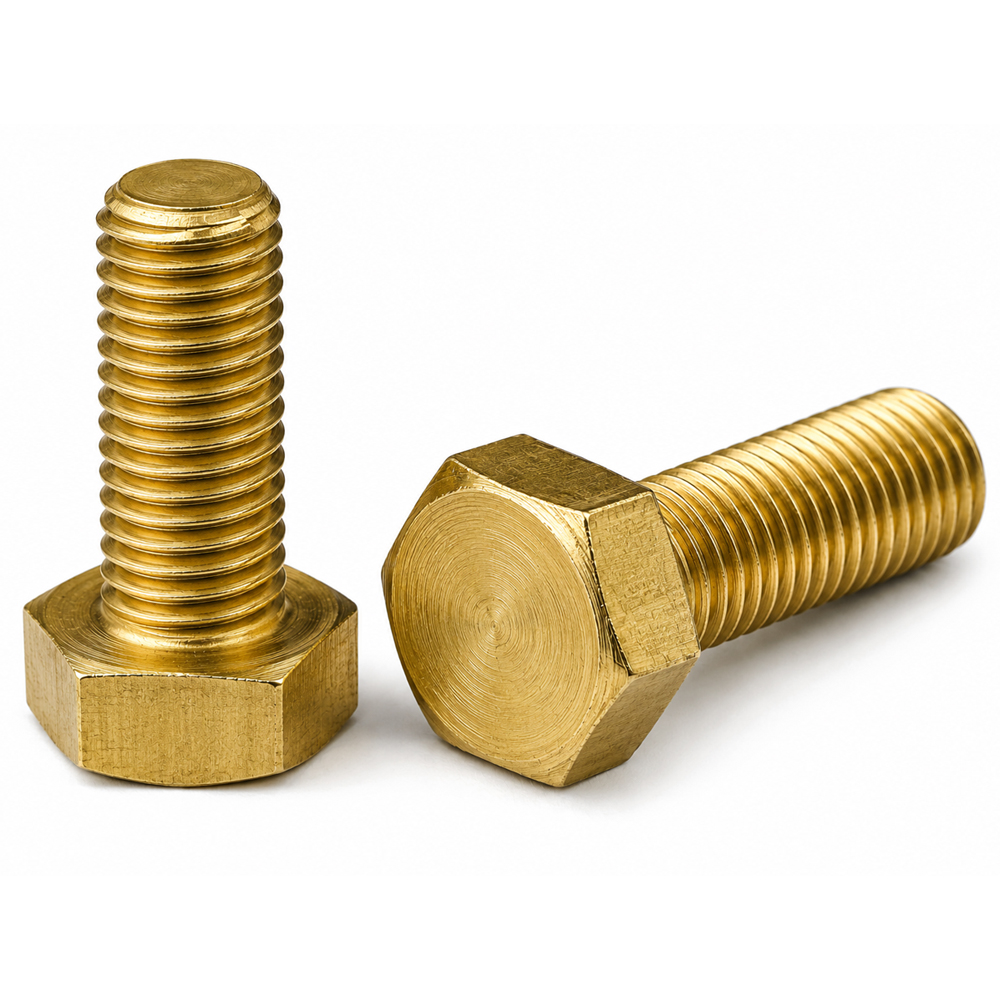 Brass hex bolt high quality industrial fastener